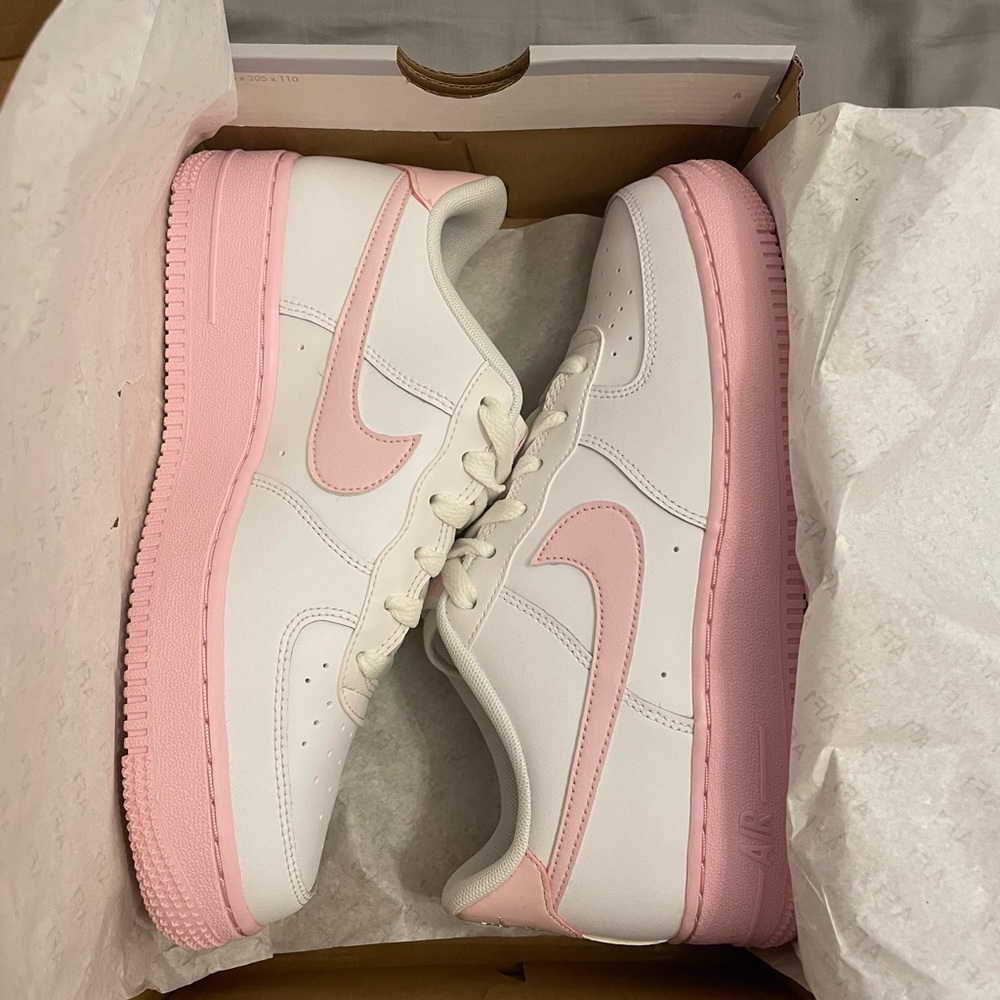 Pink Air Force 1’s in size 6.5Y
